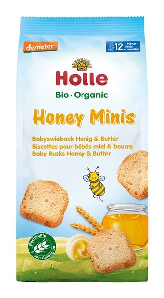 HOLLE HONEY MINIS BIO-BABYZWIEBACK 100 G